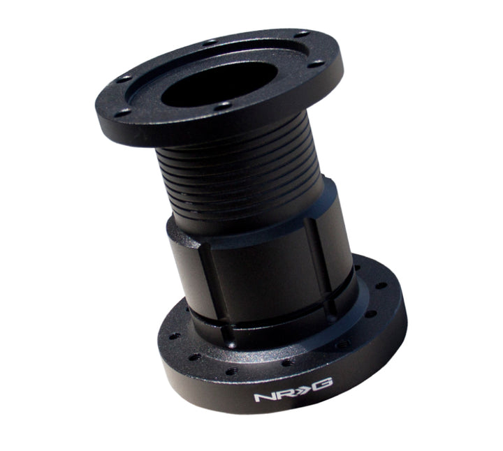 NRG Steering Wheel Hub Extension 4in. Spacer - Black - Bull Strap