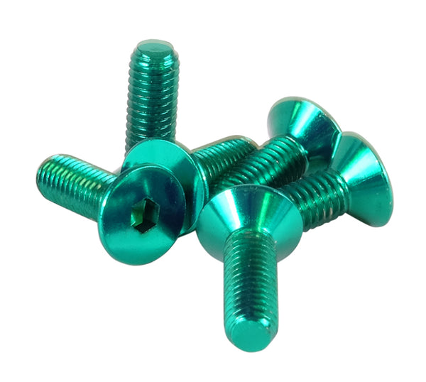 NRG Steering Wheel Screw Upgrade Kit (Conical) - Green - Bull Strap