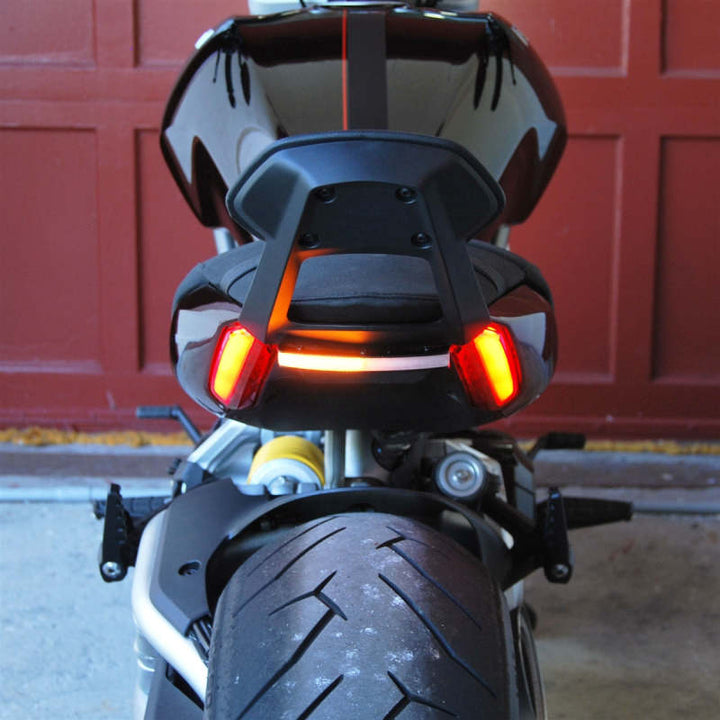 New Rage Cycles 16+ Ducati XDiavel Rear Turn Signals (Backrest) w/L - Bull Strap