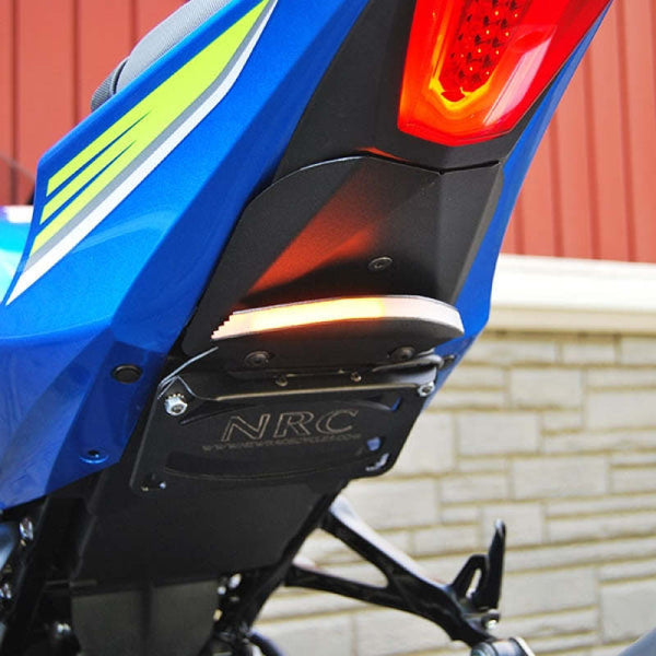 New Rage Cycles 17+ Suzuki GSX-1000R Fender Eliminator Kit Tucked - Bull Strap