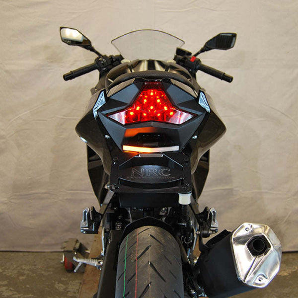 New Rage Cycles 18-24 Kawasaki Ninja 400 Fender Eliminator Kit - Bull Strap