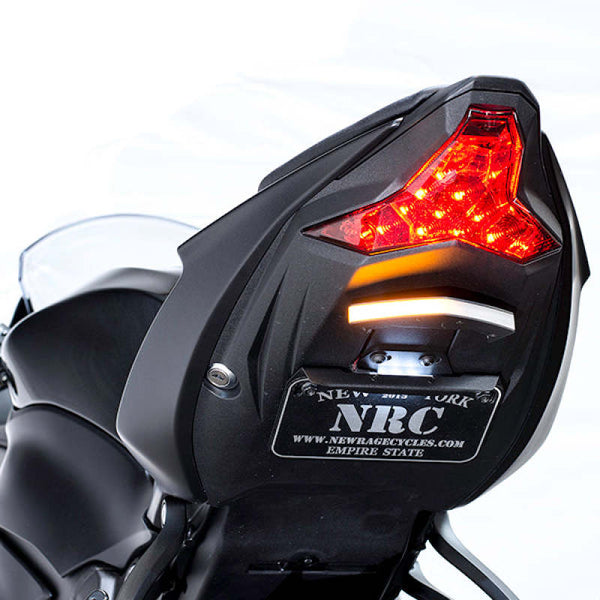 New Rage Cycles 2024 Kawasaki ZX-6R Fender Eliminator Kit Tucked - Bull Strap