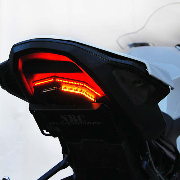 New Rage Cycles 23+ BMW S1000RR Fender Eliminator Kit Tucked - EU - Bull Strap