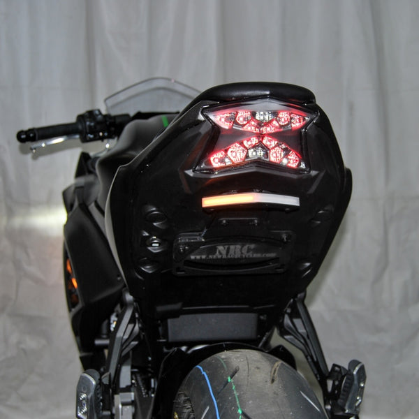 New Rage Cycles 23+ Kawasaki Ninja 650 Fender Eliminator Tucked - Bull Strap