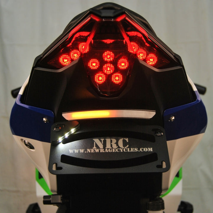 New Rage Cycles  24+ Kawasaki 500 Ninja Base Fender Eliminator KIt - Bull Strap
