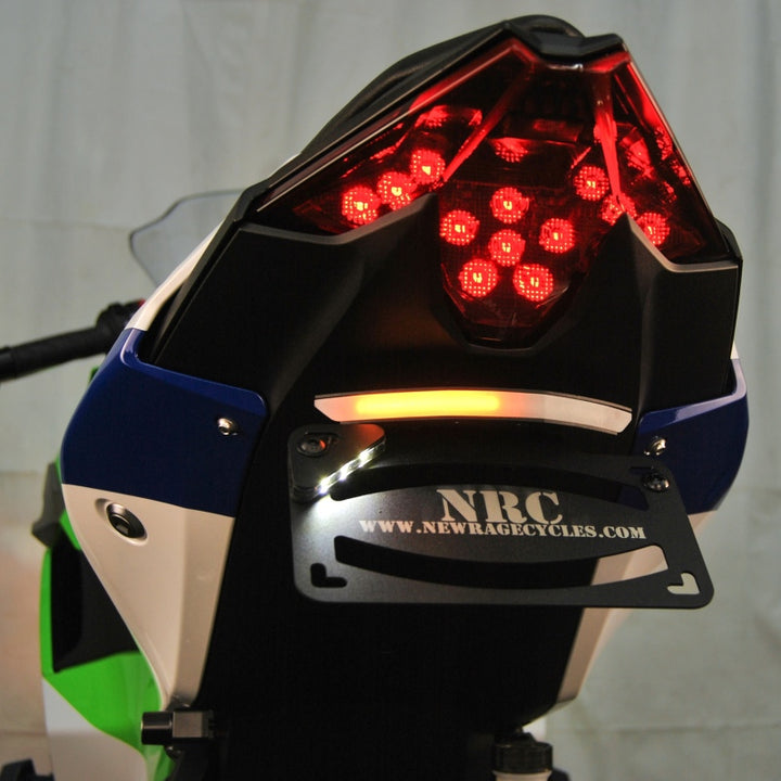 New Rage Cycles  24+ Kawasaki 500 Ninja Base Fender Eliminator KIt - Bull Strap
