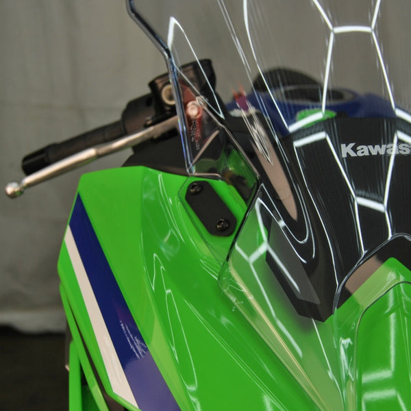 New Rage Cycles 24+ Kawasaki 500 Ninja Block Off Plates - Bull Strap