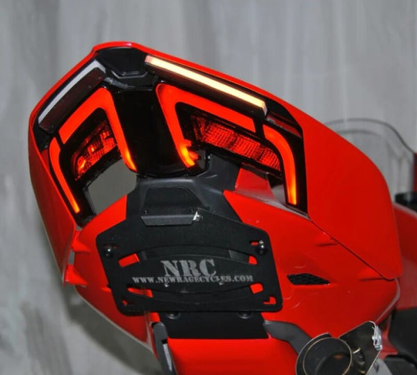 New Rage Cycles 25+ Ducati V4 Panigale/V4 Streetfighter Fender Eliminator - Tucked - Bull Strap
