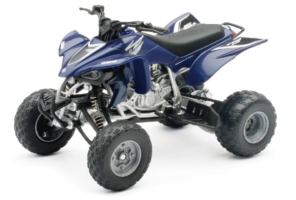 New Ray Toys 2008 Yamaha YFZ450 ATV (Blue)/ Scale - 1:12 - Bull Strap