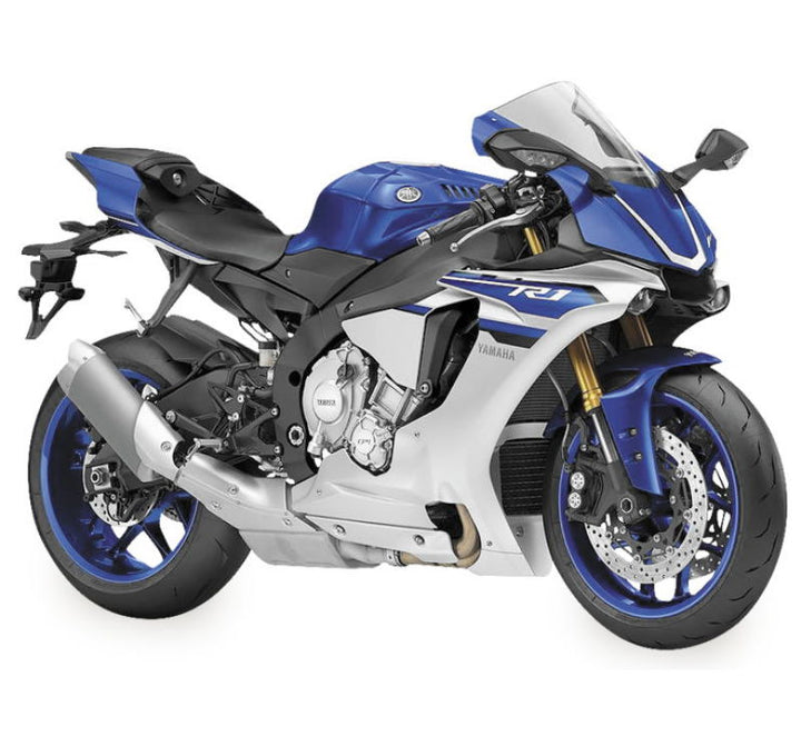 New Ray Toys 2016 Yamaha YZF-R1 (Blue)/ Scale - 1:12 - Bull Strap