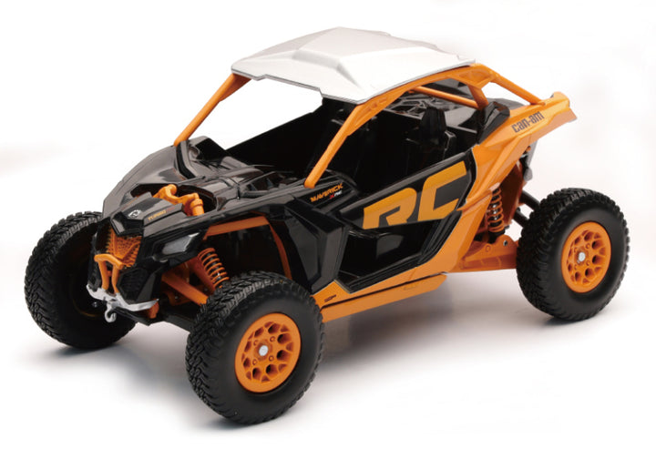 New Ray Toys Can-AM Maverick X3 X RC Turbo (Black/Orange)/ Scale - 1:18 - Bull Strap