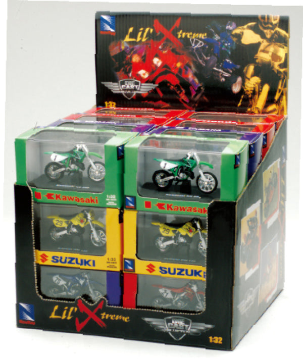 New Ray Toys Dirt Bike and ATV Assortment / Scale - 1:32 - Bull Strap