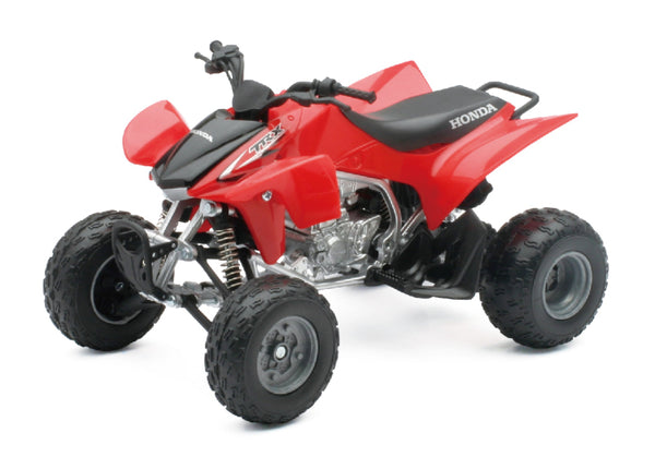 New Ray Toys Honda TRX450R ATV (Red)/ Scale - 1:12 - Bull Strap