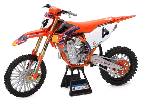 New Ray Toys KTM 450SX-F Red Bull (Chase Sexton #4)/Scale - 1:6 - Bull Strap