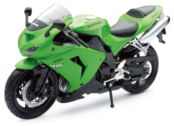 New Ray Toys Kawasaki ZX-10R Street Bike/ Scale - 1:12 - Bull Strap