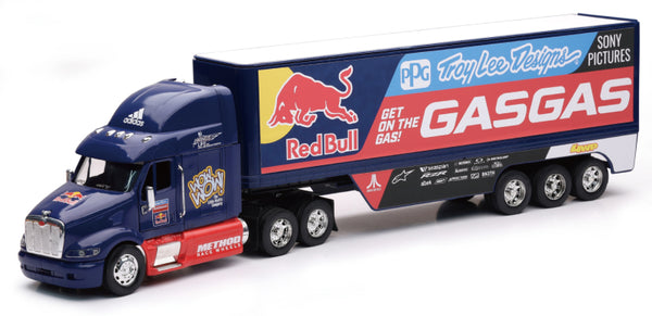 New Ray Toys Redbull TLD GASGAS Race Team Truck/ Scale - 1:32 - Bull Strap
