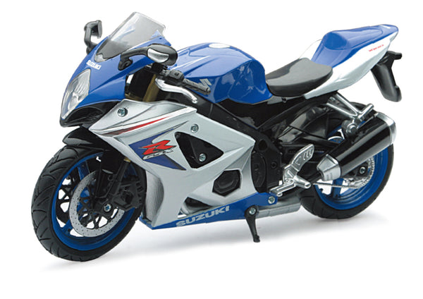 New Ray Toys Suzuki GSX-R1000 Street Bike/ Scale - 1:12 - Bull Strap