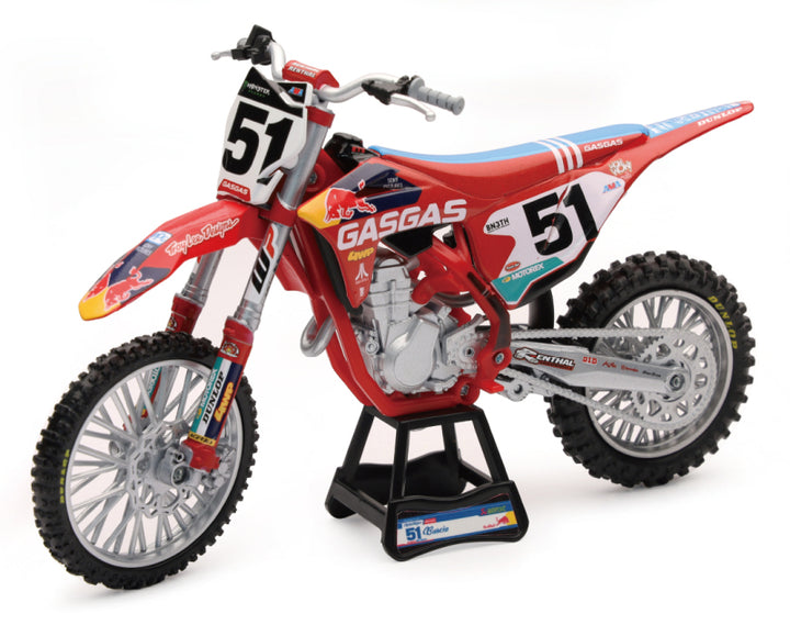 New Ray Toys TLD Redbull GASGAS MC 450F (Justin Barcia)/ Scale - 1:12 - Bull Strap