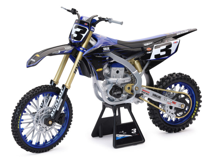 New Ray Toys Yamaha YZ450F Factory Team (Eli Tomac #3)/ Scale - 1:6 - Bull Strap