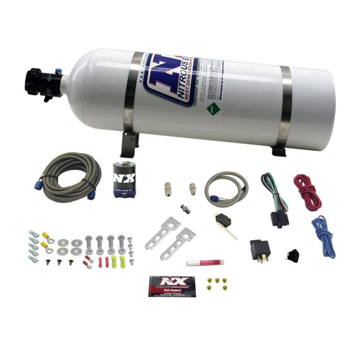 Nitrous Express Diesel Stacker 2 Nitrous Kit w/15lb Bottle - Bull Strap
