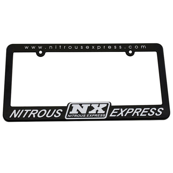 Nitrous Express License Plate Frame - Bull Strap