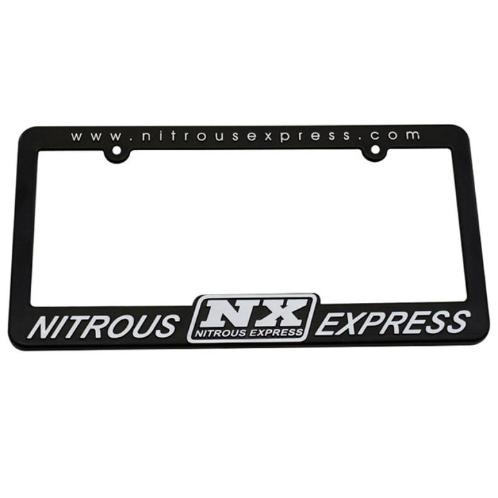 Nitrous Express License Plate Frame - Bull Strap