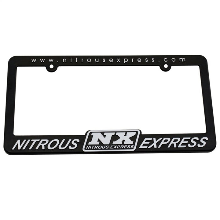 Nitrous Express License Plate Frame - Bull Strap