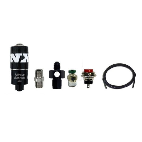 Nitrous Express Nitrous Purge Valve w/Poly Line (4AN) - Bull Strap