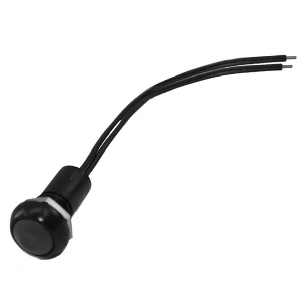 Nitrous Express Professional Momentary Push Button Black - Bull Strap