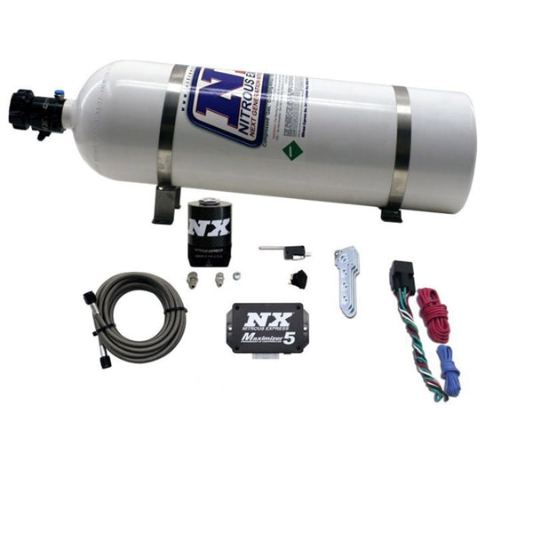 Nitrous Express Universal Diesel Nitrous Kit w/Progressive Controller/15lb Bottle - Bull Strap