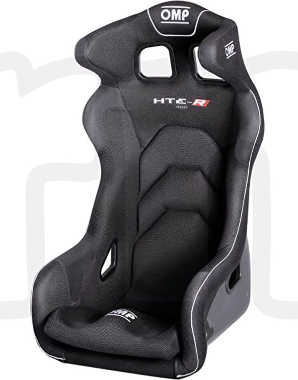 OMP HTE Series 400 Seat - Black - Bull Strap