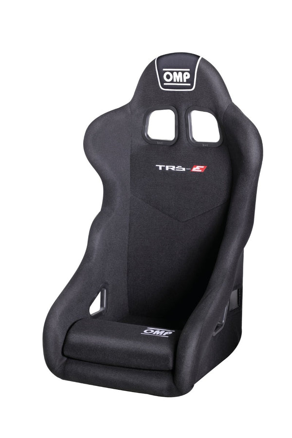 OMP TRS Series-E Series Seat - Black - Bull Strap