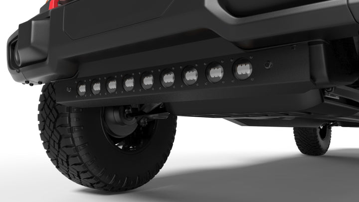 ORACLE Lighting 2019+ Jeep Wrangler JL Skid Plate w/ Integrated LED Emitters - Clear - Bull Strap