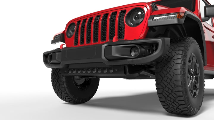 ORACLE Lighting 2019+ Jeep Wrangler JL Skid Plate w/ Integrated LED Emitters - Clear - Bull Strap