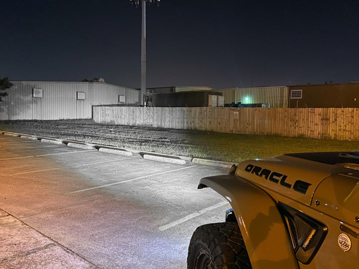 ORACLE Lighting 2019+ Jeep Wrangler JL Skid Plate w/ Integrated LED Emitters - Clear - Bull Strap