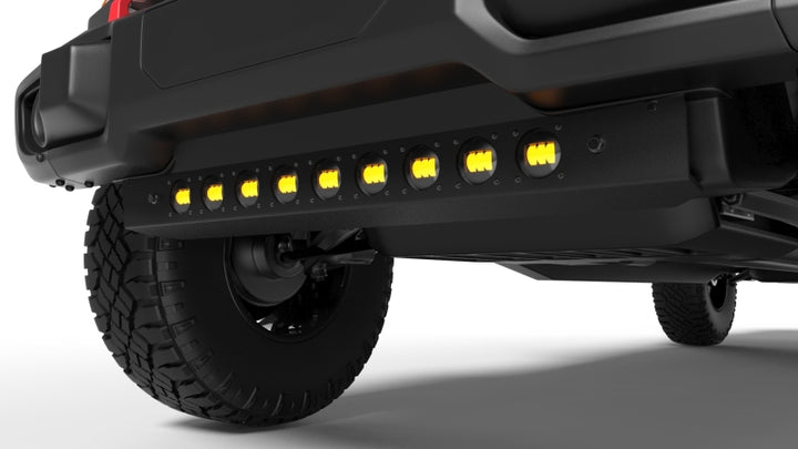 ORACLE Lighting 2019+ Jeep Wrangler JL Skid Plate w/ Integrated LED Emitters - Yellow - Bull Strap