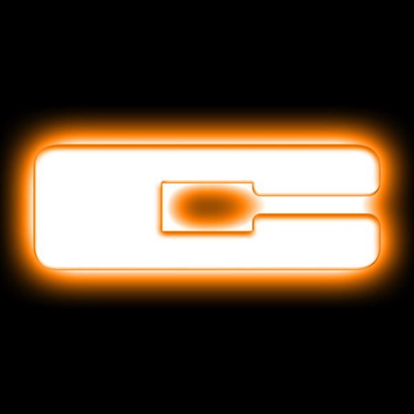 ORACLE Lighting Universal Illuminated LED Letter Badges - Matte Wht Surface Finish - C - Bull Strap