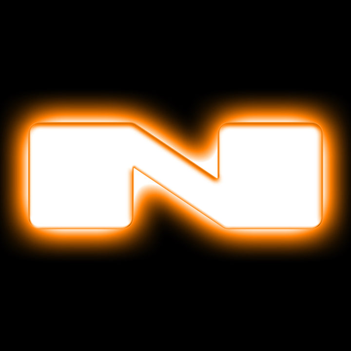 ORACLE Lighting Universal Illuminated LED Letter Badges - Matte Wht Surface Finish - N - Bull Strap