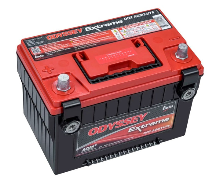 Odyssey Battery Auto/Truck/Heavy Duty & Commercial Extreme AGM Battery (34/78-PC1500DT) - Bull Strap
