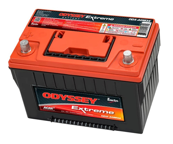 Odyssey Battery Auto/Truck/Heavy Duty & Commercial Extreme AGM Battery (34-PC1500T) - Bull Strap