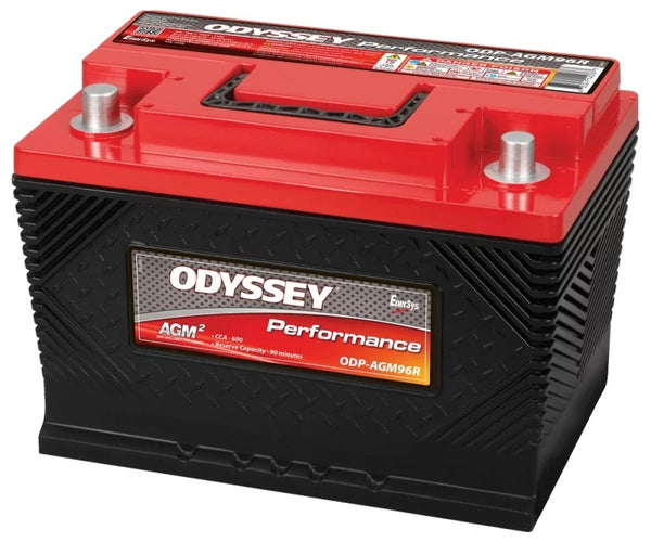 Odyssey Battery Auto/Truck Performance AGM Battery (96R-600) - Bull Strap