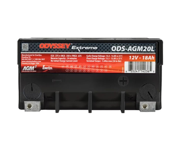 Odyssey Battery Powersport Extreme AGM Battery - Bull Strap