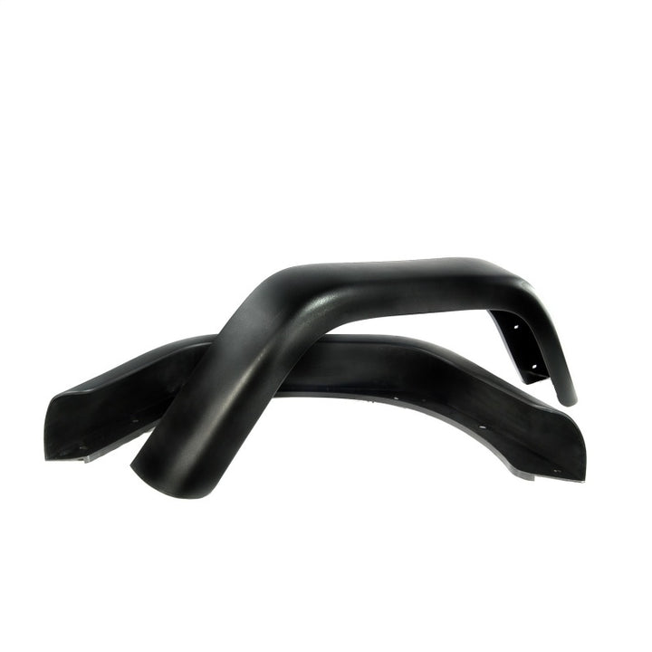 Omix 7-Inch Fender Flare Kit- 76-86 Jeep CJ7 - Bull Strap