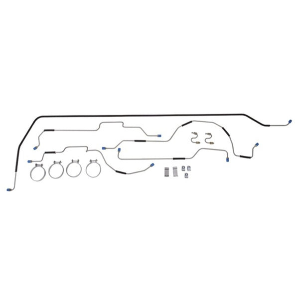 Omix Full Brake Line Set 42-45 Willys MB - Bull Strap