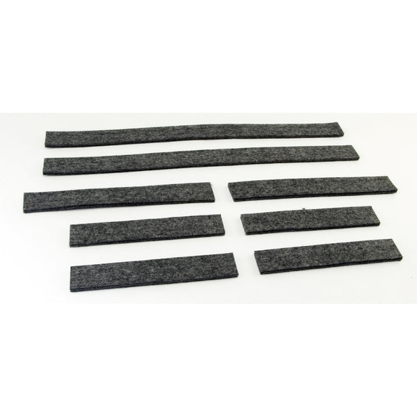 Omix Gas Tank Felt Kit 41-69 Willys Jeep Models - Bull Strap
