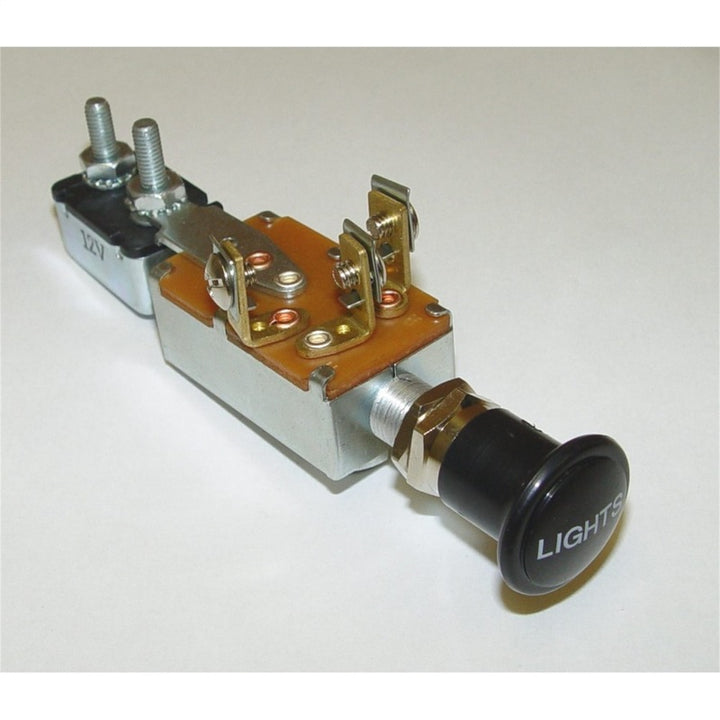 Omix Headlight Switch 46-71 Willys & Jeep Models - Bull Strap