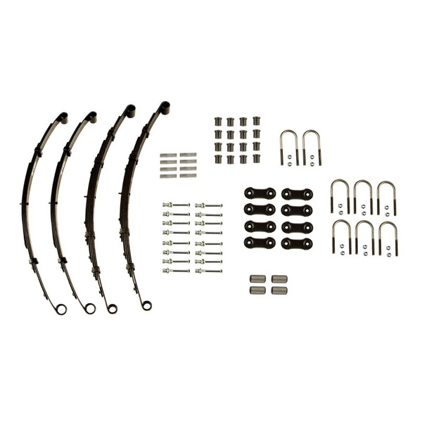 Omix Leaf Spring Kit W/O Shocks- 87-95 Jeep Wrangler - Bull Strap
