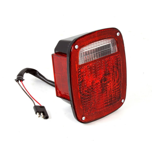 Omix Left Black Tail Lamp 81-86 Jeep CJ Models - Bull Strap