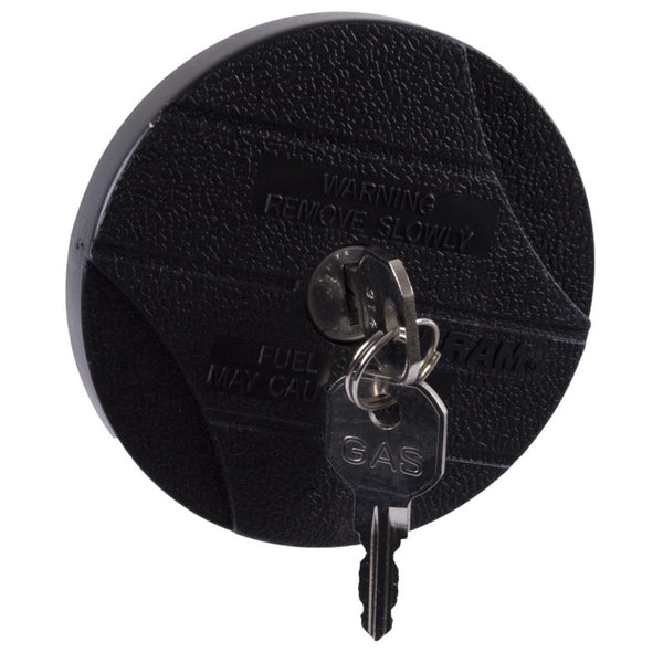 Omix Locking Gas Cap Black 78-90 Jeep Models - Bull Strap
