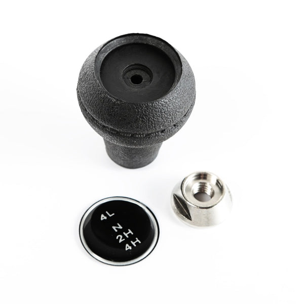 Omix Shift Knob Kit D300- 80-86 Jeep CJ - Bull Strap